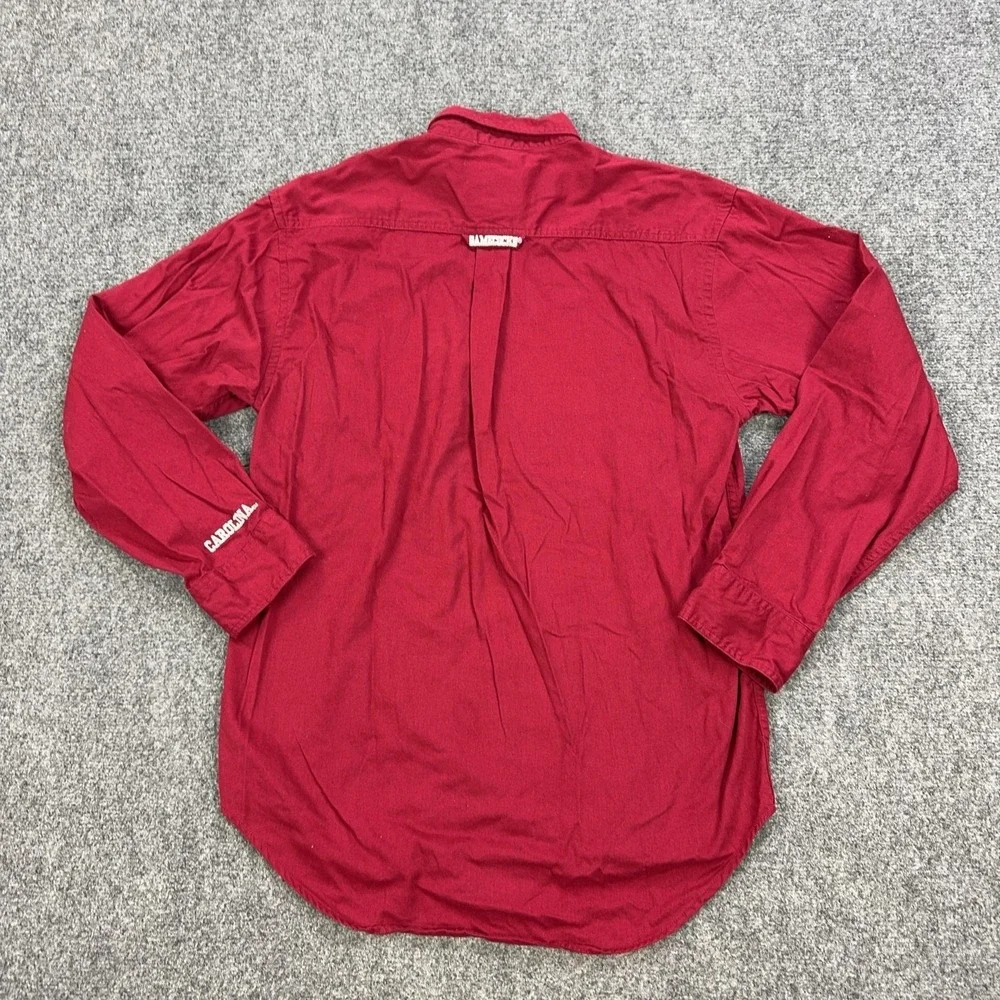 South Carolina Gamecocks Shirt Mens Large Red NCAA Football Three Square Cotton